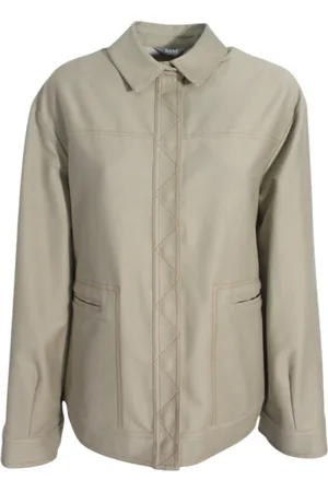 Max Mara Femme, Vestes, , Taille: 38 FR Blazer en coton avec col français