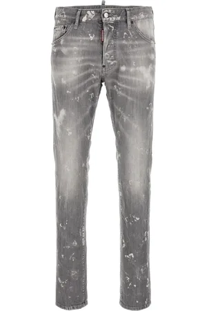 Dsquared2 Homme, Jeans, Gris, Taille: XS Jean Pantalon Italien Fabriqué en Italie