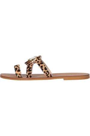 Liu Jo Femme, Chaussures, Multicolore, Taille: 36 EU Sandales en Cuir à Talon Bas