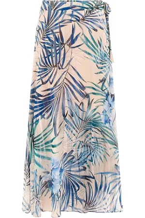 Guess Femme, Jupes, Multicolore, Taille: 42 FR Jupe Florale MultiCouleur