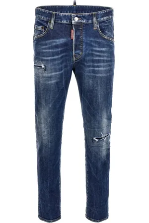 Dsquared2 Homme, Jeans, Bleu, Taille: 2XL Jean Pantalon Élégant