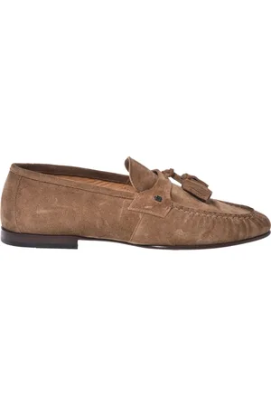 BALDININI Homme, Chaussures, Brun, Taille: 43 EU Mocassins in suede