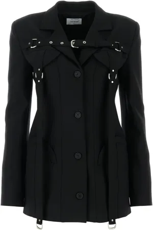 OFF-WHITE Femme, Vestes, Noir, Taille: 36 FR Vestes et Gilets