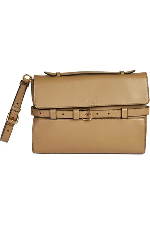 Moschino Femme, Sacs, , Taille: ONE Size Pochette en cuir avec sangle décorative