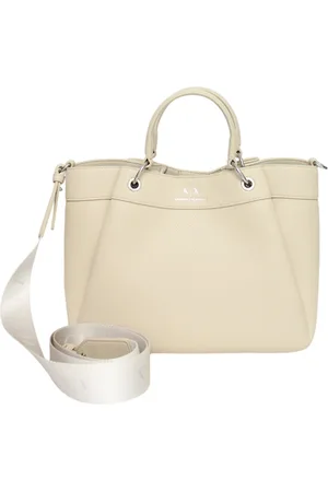 Armani Exchange Femme, Sacs, , Taille: ONE Size Sac à main en simili cuir avec logo avant