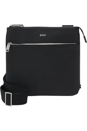 HUGO BOSS Homme, Sacs, Noir, Taille: ONE Size Sac bandoulière homme en similicuir