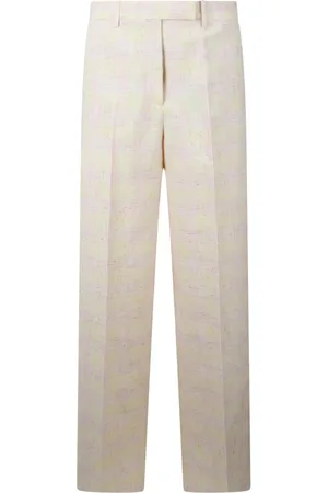 Etro Femme, Pantalons, , Taille: 38 FR Pantalon Palazzo en Lin Flamme