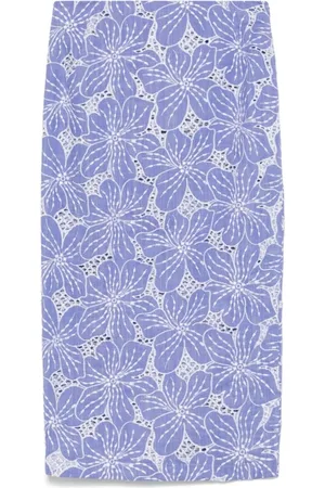 GENNY Femme, Jupes, Bleu, Taille: 36 FR Collection de Jupes Élégantes