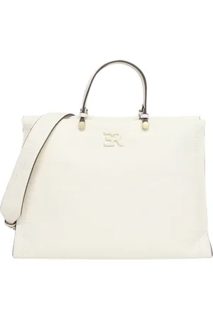 ERMANNO SCERVINO Femme, Sacs, Blanc, Taille: ONE Size Sac fourre-tout en similicuir avec logo