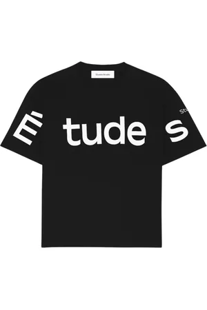 Etudes Homme, Tops, Noir, Taille: XS T-Shirt Relax Big Noir