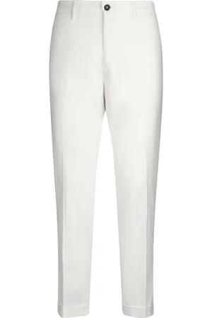 Liu Jo Homme, Pantalons, Blanc, Taille: XL Pantalon Chino Blanc pour Homme