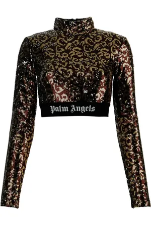 Palm Angels Femme, Tops, Multicolore, Taille: 36 FR T-shirt tendance pour hommes et femmes