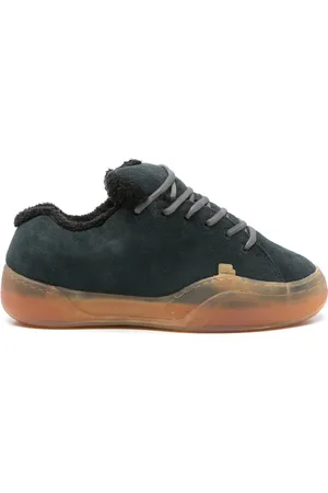 ERL Homme, Chaussures, Noir, Taille: 42 EU Baskets Noir à Lacets avec Bout Rond