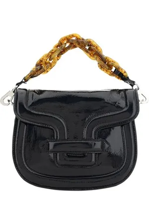 Pierre Hardy Femme, Sacs, Noir, Taille: ONE Size Sac Bandoulière en Cuir avec Chaîne