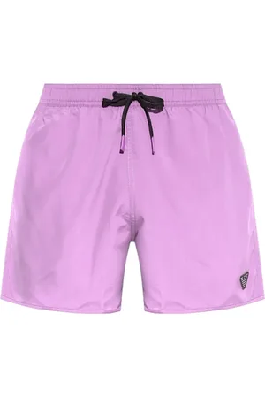 Emporio Armani Homme, Maillots de bain, Violet, Taille: L Boxer Homme Maillot de Bain Polyester Logo