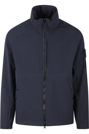 Stone Island Homme, Vestes, Bleu, Taille: L Veste légère Soft Shell avec technologie R_e.dye®