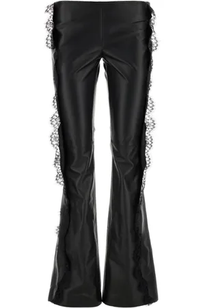 OFF-WHITE Femme, Pantalons, Noir, Taille: 36 FR Pantalons Élégants pour Hommes et Femmes