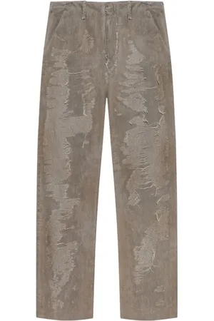 Diesel Homme, Pantalons, , Taille: W34 Pantalon en Coton Marron Vintage