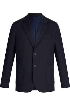 Liu Jo Homme, Vestes, Bleu, Taille: 2XL Blazer Classique Bleu avec Épingle Amovible