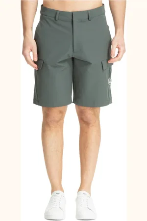 EA7 Homme, Shorts, Vert, Taille: M Shorts Bermuda décontractés avec poches