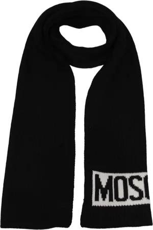 Moschino Homme, Accessoires, Noir, Taille: ONE Size Écharpe Homme Laine Mélangée