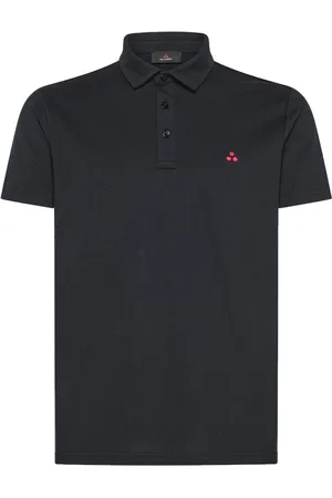 Peuterey Homme, Tops, Bleu, Taille: S Polo Bleu avec Logo Brodé