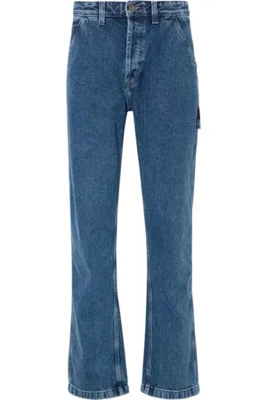 HUGO BOSS Homme, Jeans, Bleu, Taille: W32 Jean homme en coton avec fermeture boutonnée