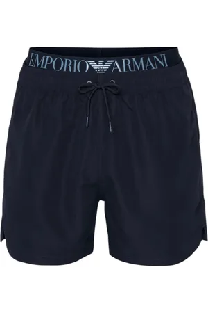 Emporio Armani Homme, Maillots de bain, Bleu, Taille: L Maillot de bain boxer homme en polyester