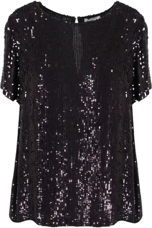 P.A.R.O.S.H. Femme, Blouses et Chemises, Violet, Taille: 40 FR Équilibre gommeux