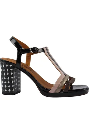 Chie Mihara Femme, Chaussures, Noir, Taille: 38 EU Rose Sucre Sandales Élégantes