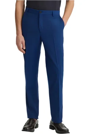 Liu Jo Homme, Pantalons, Bleu, Taille: XL Pantalon Chino Bleu Coupe Regular