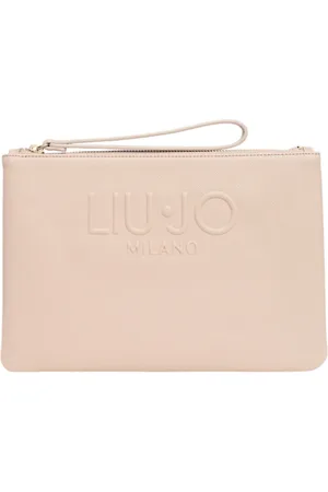 Liu Jo Femme, Sacs, Rose, Taille: ONE Size Pochette en éco-cuir avec logo frontal