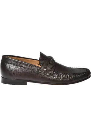 BALDININI Homme, Chaussures, Brun, Taille: 45 EU Dark tumbled loafer