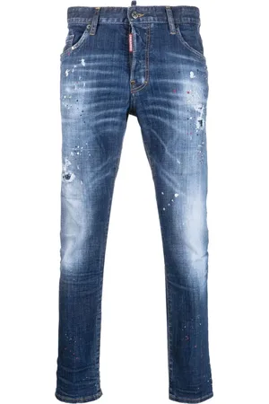 Dsquared2 Homme, Jeans, Bleu, Taille: L Pantalon Jeans Élégant