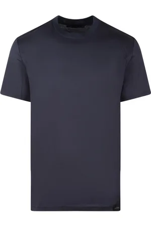 LOW BRAND Homme, Tops, Bleu, Taille: S T-shirt basique en coton Ss25