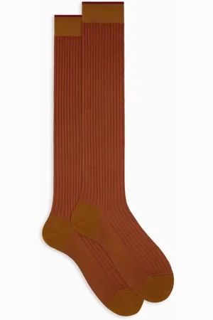 Gallo Homme, Sous-vêtements, Multicolore, Taille: M Chaussettes longues jaunes à côtes jumelles pour hommes