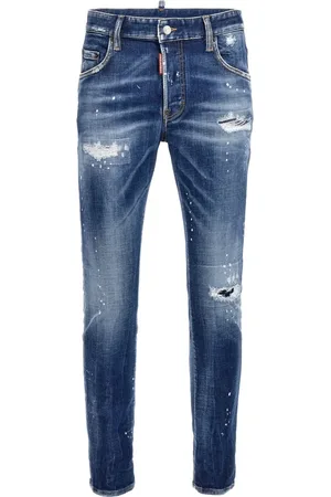 Dsquared2 Homme, Jeans, Bleu, Taille: S Jean Pantalon pour Homme Élégant