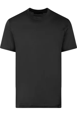 LOW BRAND Homme, Tops, Noir, Taille: M T-shirt basique en coton Ss25