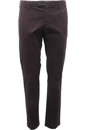 At.p.Co Homme, Pantalons, Noir, Taille: M Pantalon Noir en Coton Élasthanne