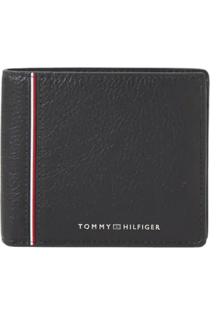 Tommy Hilfiger Homme, Accessoires, Bleu, Taille: ONE Size Portefeuille en cuir éco porte-cartes