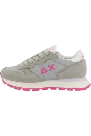 sun68 Femme, Chaussures, Gris, Taille: 38 EU Baskets Femme en Nylon Solide