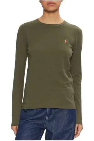 Ralph Lauren Femme, Tops, Vert, Taille: 40 FR T-shirt élégant pour hommes