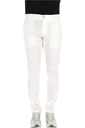 PT Torino Homme, Pantalons, Blanc, Taille: W31 Pantalon Denim Blanc Coton Twill