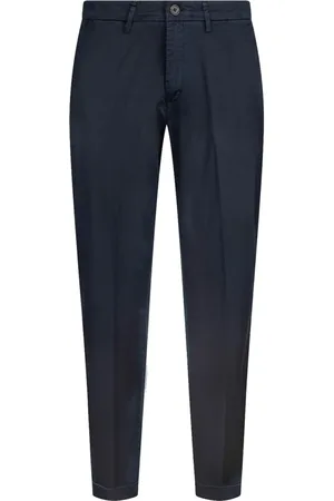 Liu Jo Homme, Pantalons, Bleu, Taille: XL Pantalon Chino Bleu en Coton