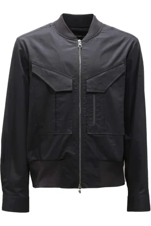 Neil Barrett Homme, Vestes, Noir, Taille: S Veste Bomber Hybride en Coton Noir