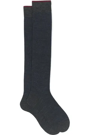 Gallo Homme, Sous-vêtements, Multicolore, Taille: M Chaussettes longues homme en laine et coton twin rib