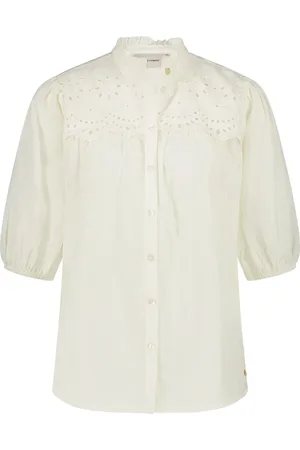 Fabienne Chapot Femme, Blouses et Chemises, Blanc, Taille: 46 FR Thirsa Blouse
