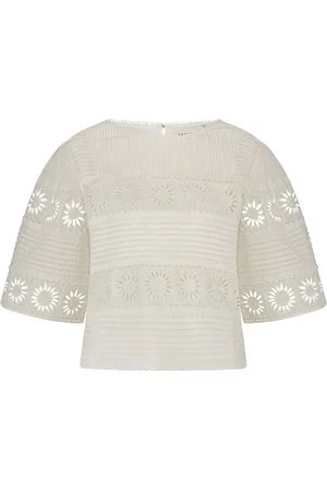 Fabienne Chapot Femme, Blouses et Chemises, Blanc, Taille: 36 FR Sun Top