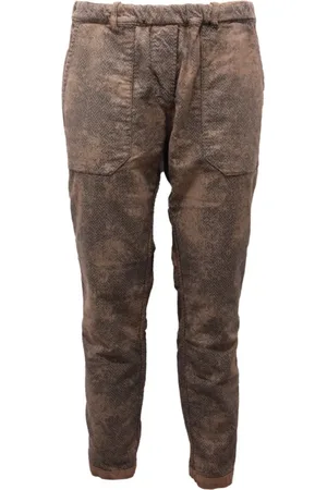 BOB der Bär Homme, Pantalons, Brun, Taille: L Pantalon en velours côtelé réversible Turn562 tabac