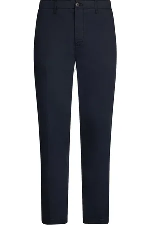Liu Jo Homme, Pantalons, Bleu, Taille: L Pantalon Chino Bleu en Coton Slim Fit